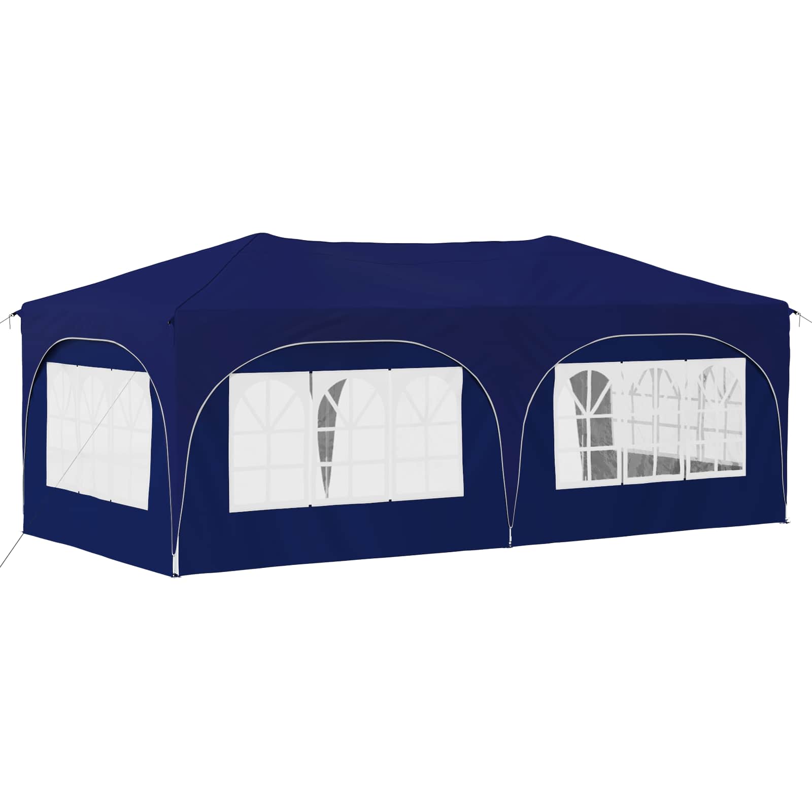 Pop-up Feesttent Blauw 575 x 288 x 245 cm Oxford Stof is nu te koop bij PeponiXL, paradijselijk wonen!