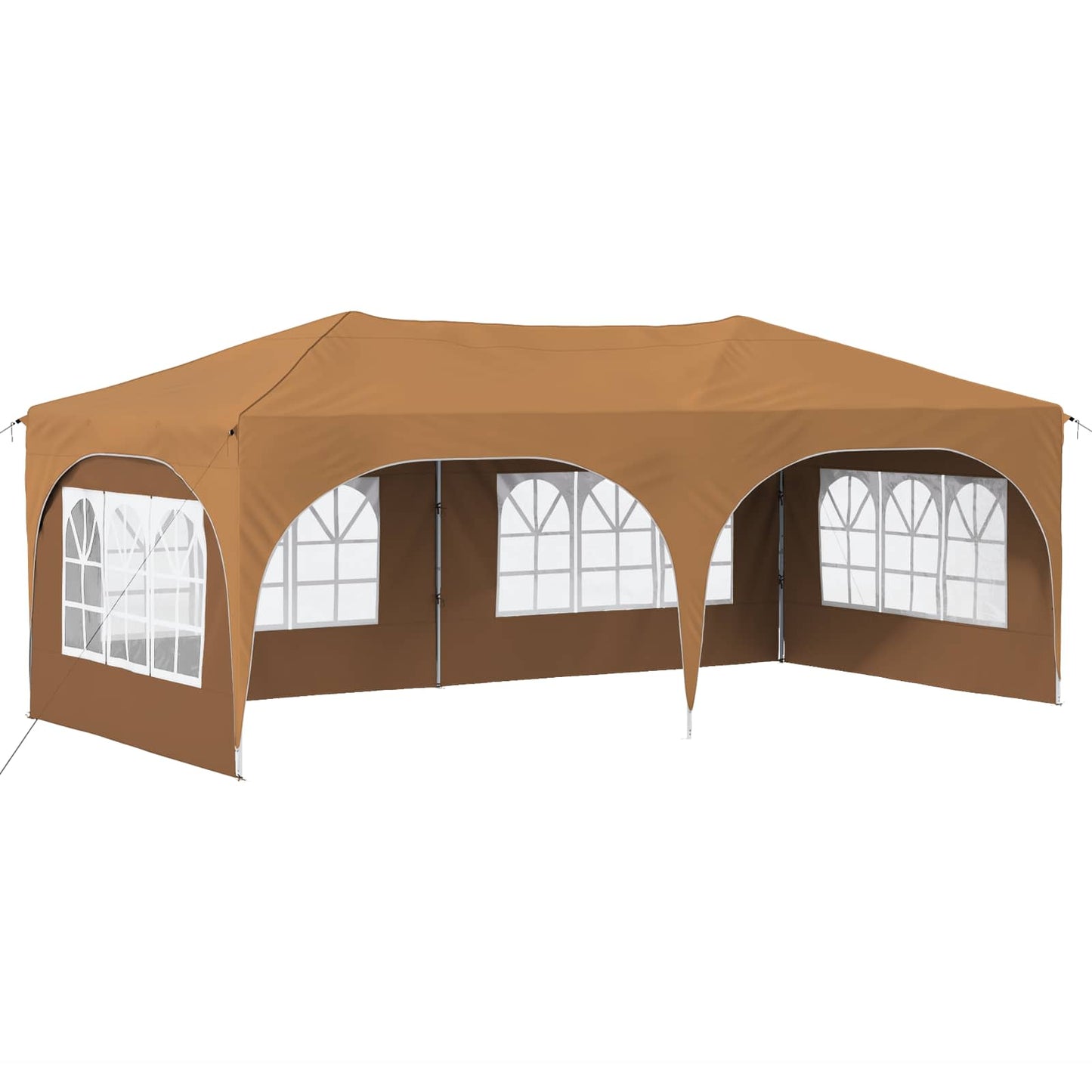 Pop-up Feesttent Beige 575 x 288 x 245 cm Oxford Stof is nu te koop bij PeponiXL, paradijselijk wonen!