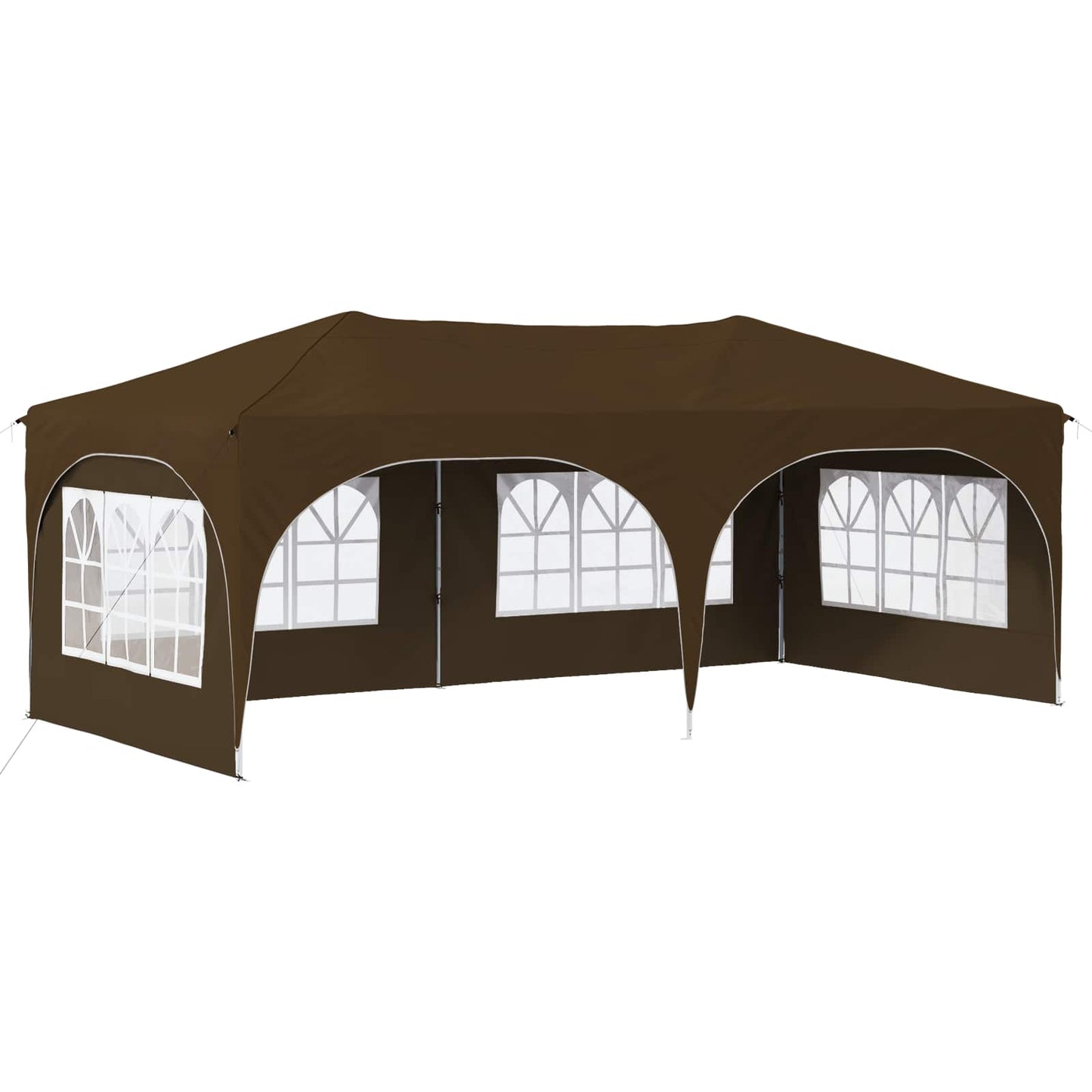 Pop-up Feesttent Taupe 575 x 288 x 245 cm Oxford Stof is nu te koop bij PeponiXL, paradijselijk wonen!