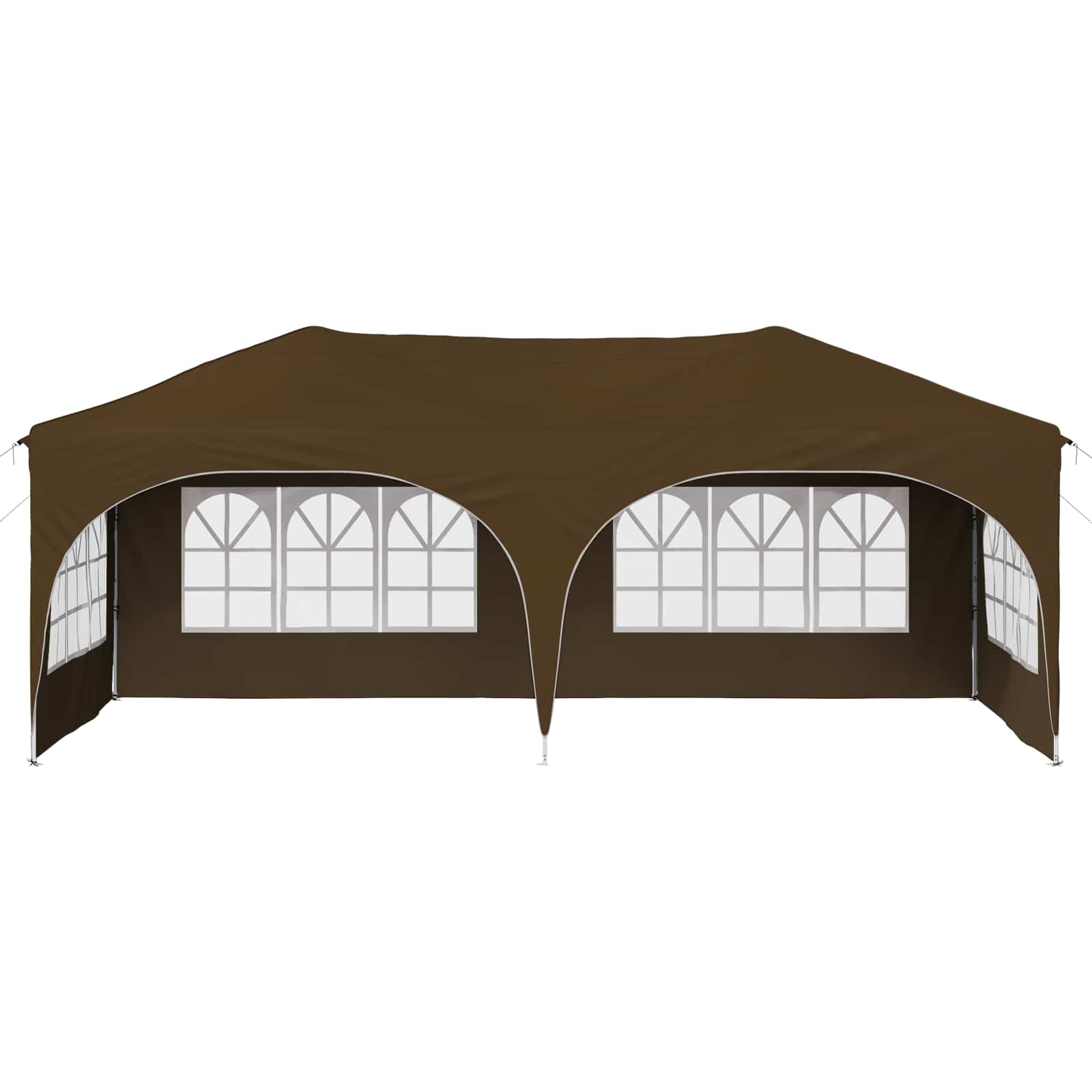 Pop-up Feesttent Taupe 575 x 288 x 245 cm Oxford Stof is nu te koop bij PeponiXL, paradijselijk wonen!