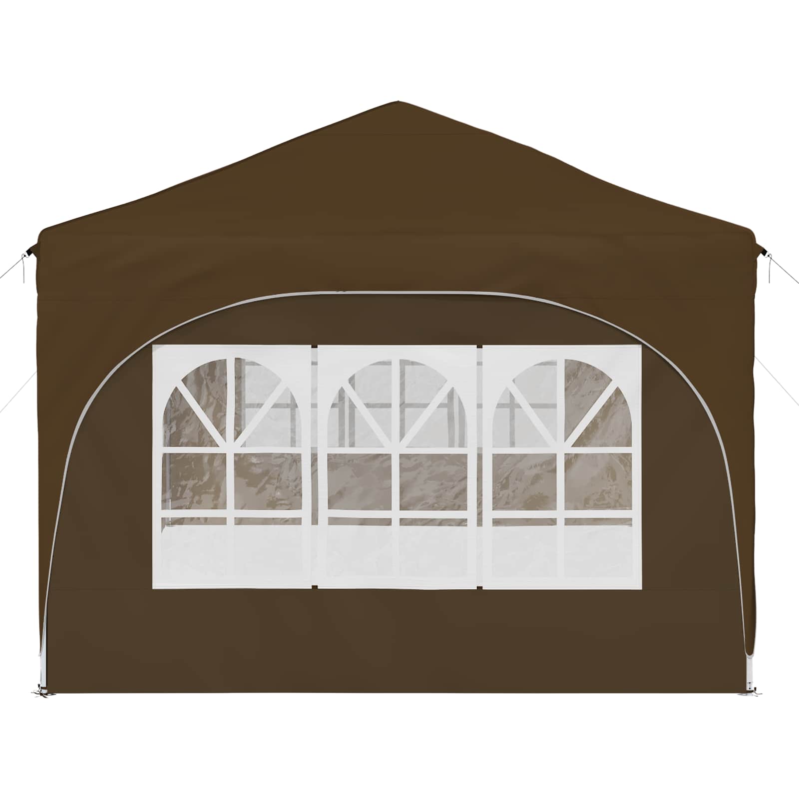 Pop-up Feesttent Taupe 575 x 288 x 245 cm Oxford Stof is nu te koop bij PeponiXL, paradijselijk wonen!