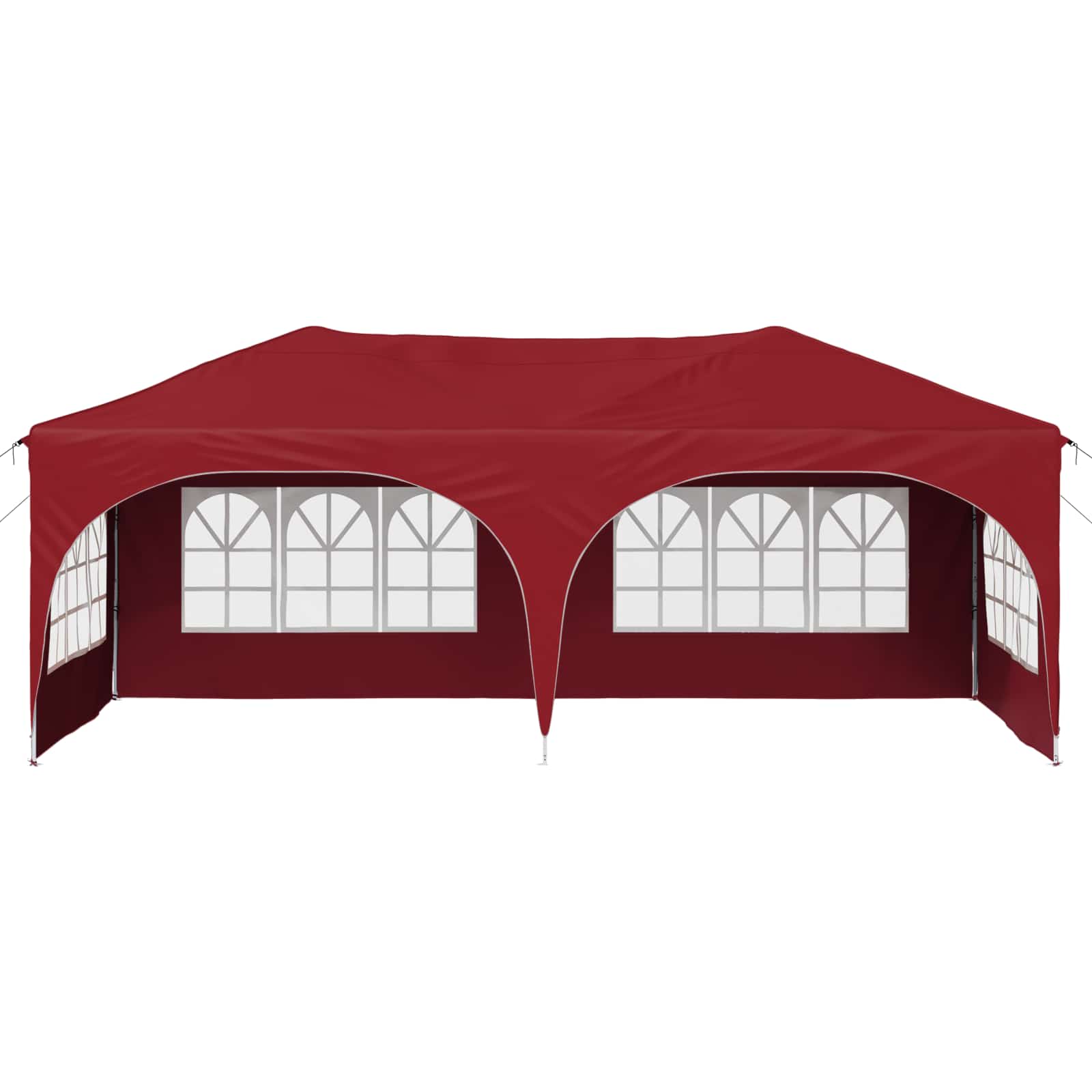 Pop-up Feesttent Bordeauxrood 575 x 288 x 245 cm Oxford Stof is nu te koop bij PeponiXL, paradijselijk wonen!
