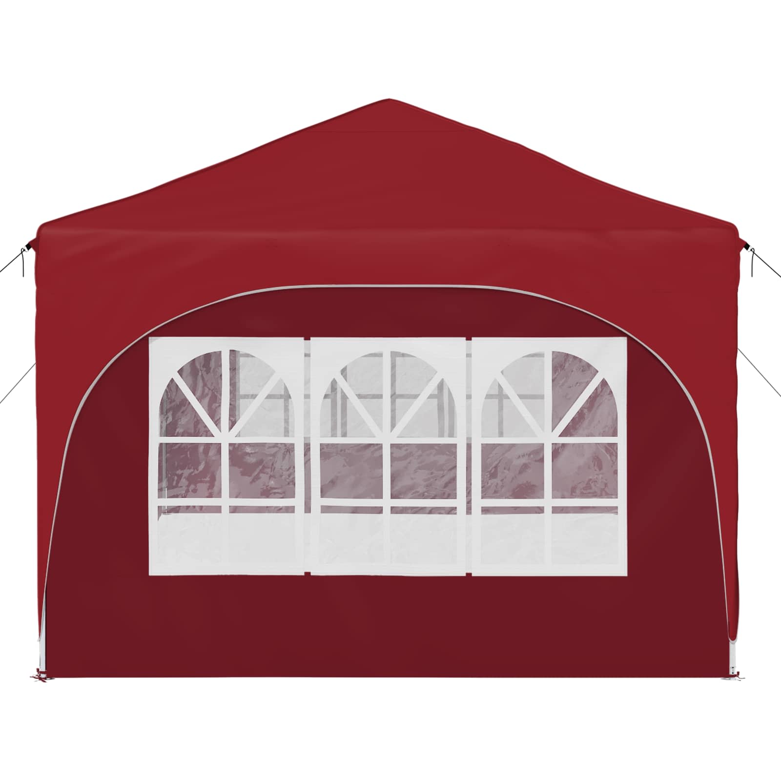 Pop-up Feesttent Bordeauxrood 575 x 288 x 245 cm Oxford Stof is nu te koop bij PeponiXL, paradijselijk wonen!