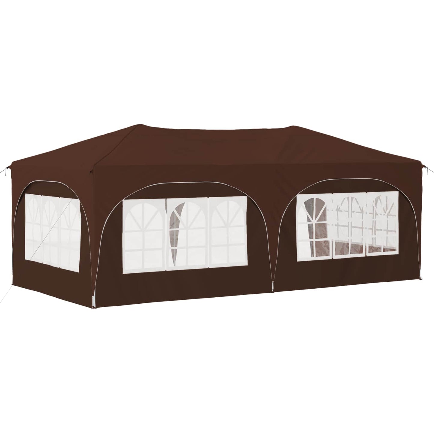 Pop-up Feesttent Bruin 575 x 288 x 245 cm Oxford Stof is nu te koop bij PeponiXL, paradijselijk wonen!