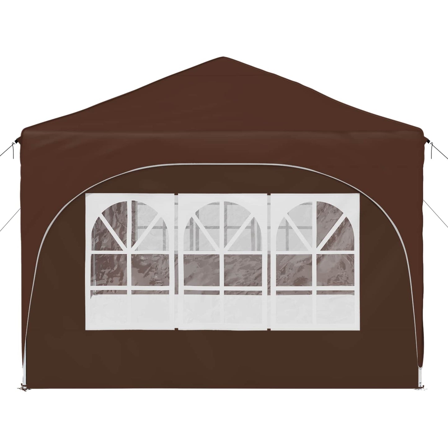 Pop-up Feesttent Bruin 575 x 288 x 245 cm Oxford Stof is nu te koop bij PeponiXL, paradijselijk wonen!