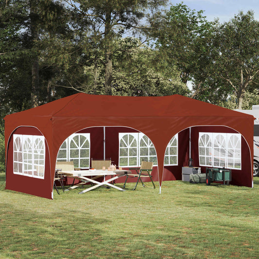 Pop-up Feesttent Terracotta 575 x 288 x 245 cm Oxford Stof is nu te koop bij PeponiXL, paradijselijk wonen!