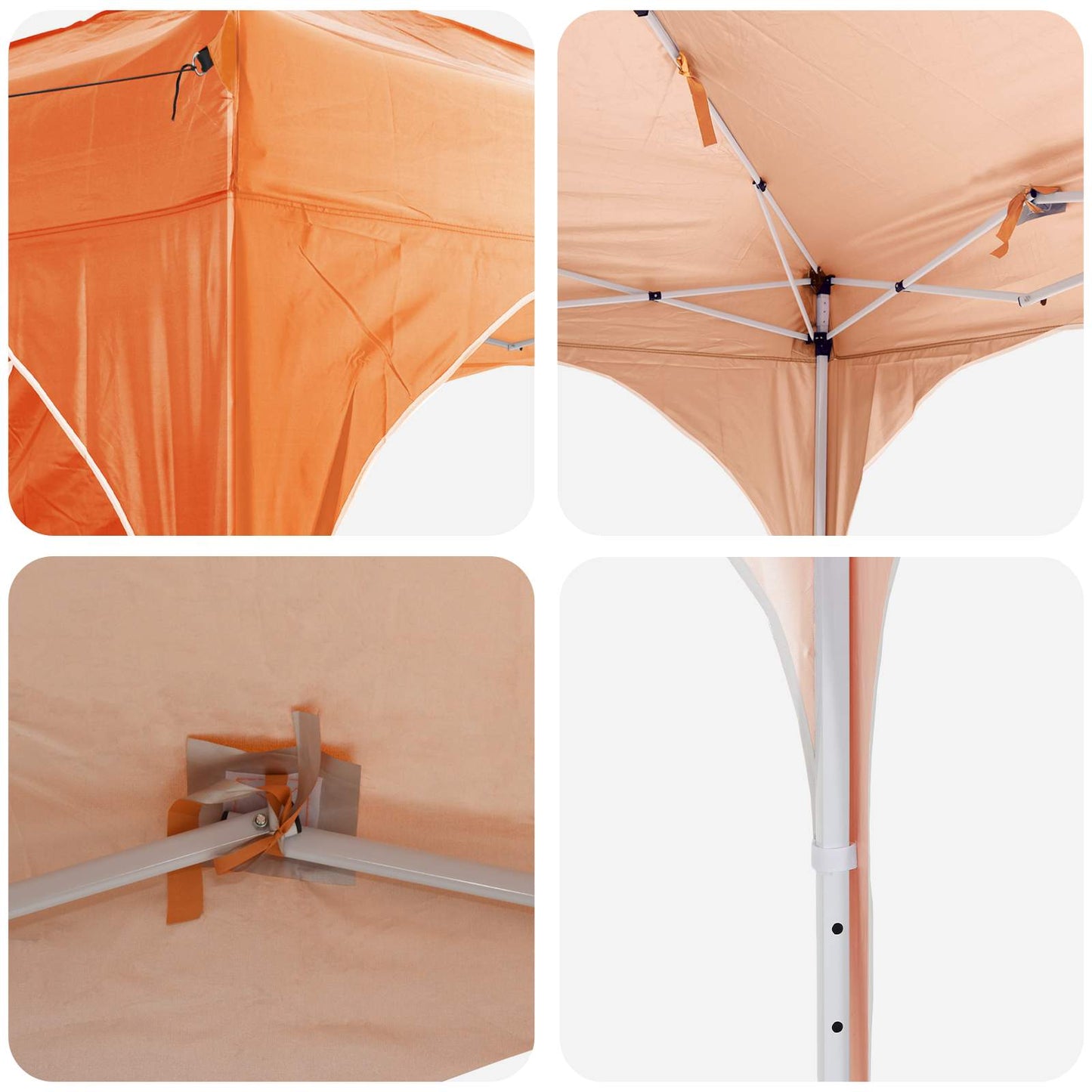 Pop-up Feesttent Oranje 575 x 288 x 245 cm Oxford Stof is nu te koop bij PeponiXL, paradijselijk wonen!