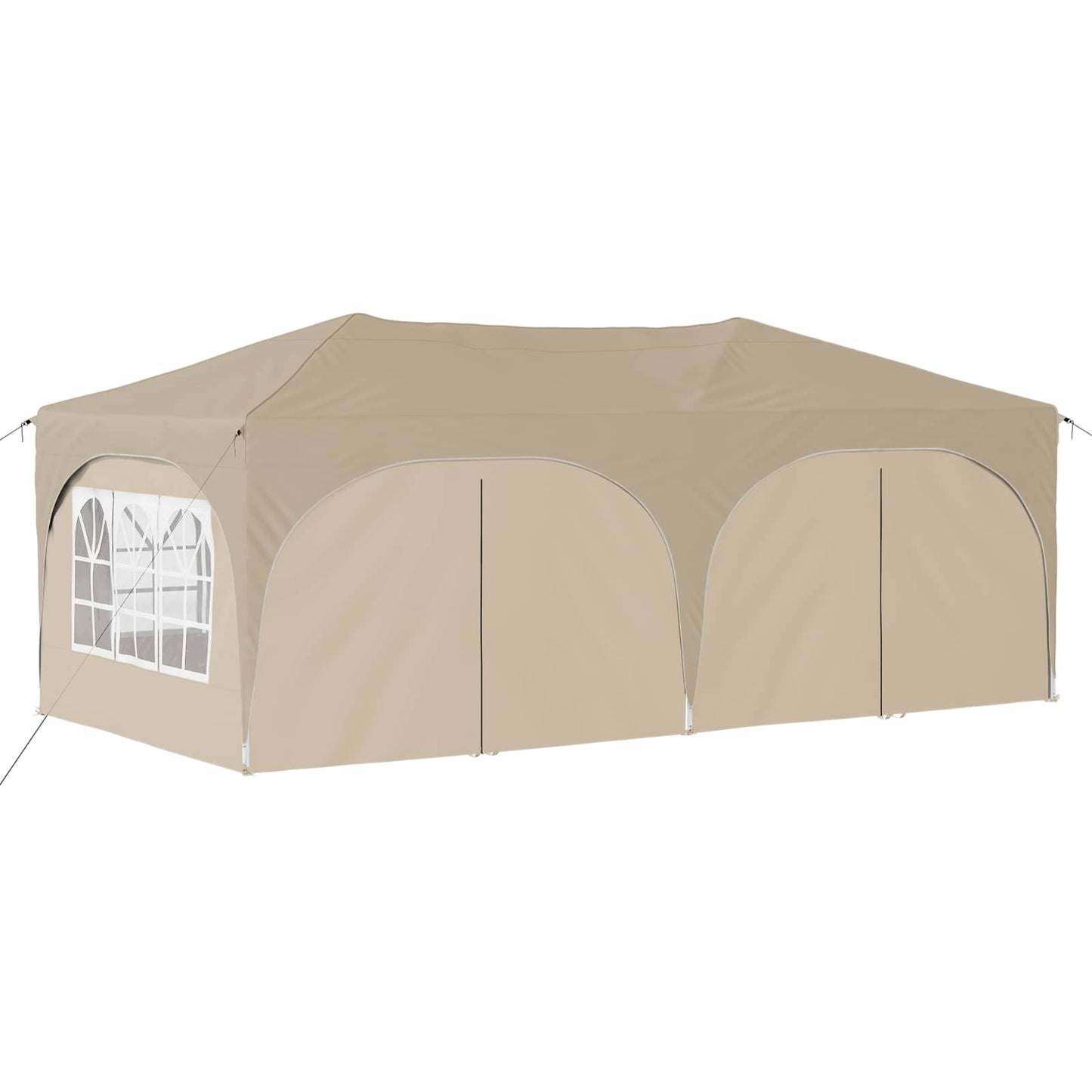 Pop-up Feesttent Crème 575 x 288 x 245 cm Oxford Stof is nu te koop bij PeponiXL, paradijselijk wonen!