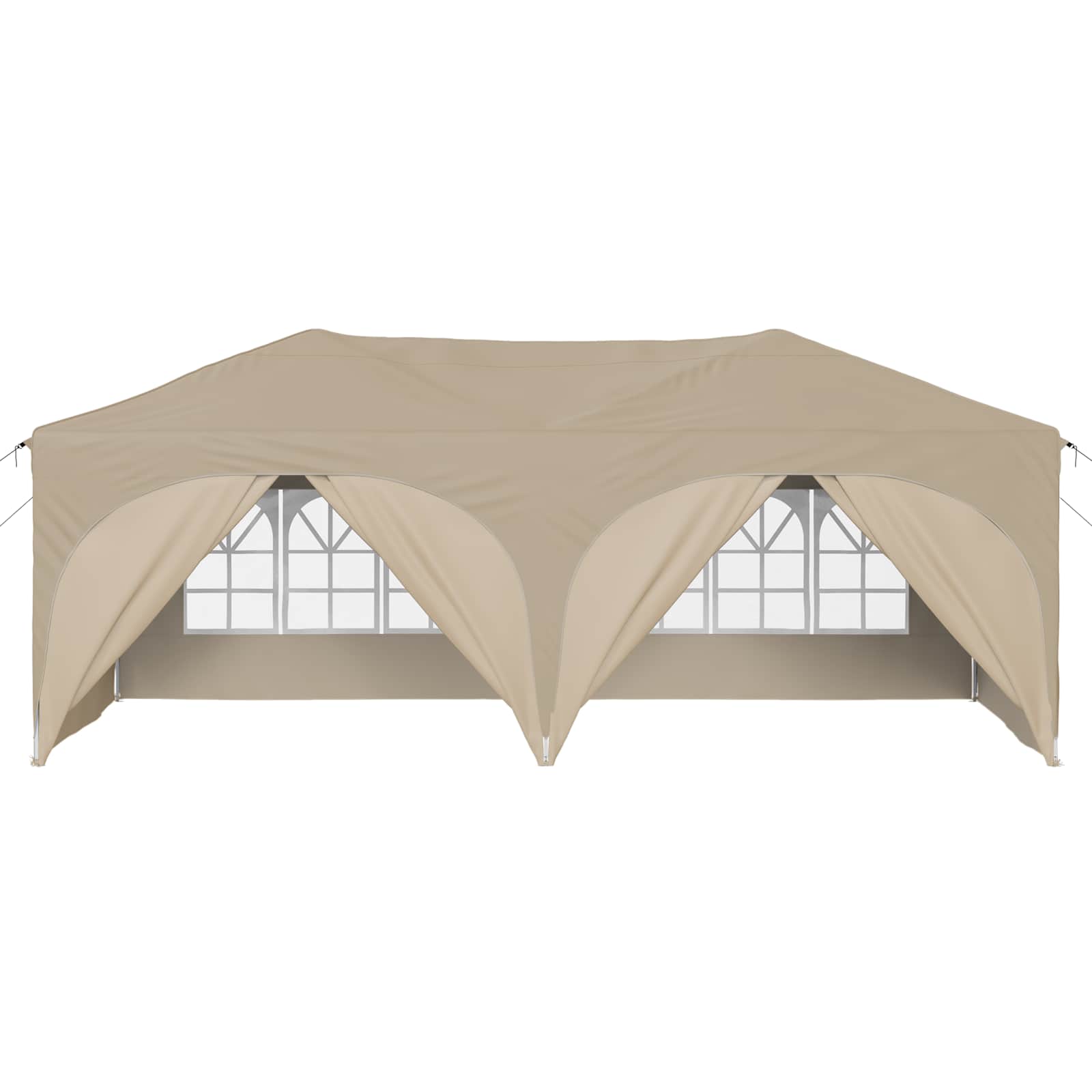 Pop-up Feesttent Crème 575 x 288 x 245 cm Oxford Stof is nu te koop bij PeponiXL, paradijselijk wonen!