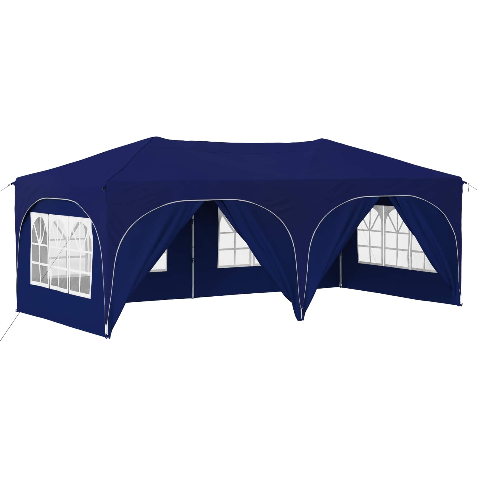 Pop-up Feesttent Blauw 575 x 288 x 245 cm Oxford Stof is nu te koop bij PeponiXL, paradijselijk wonen!