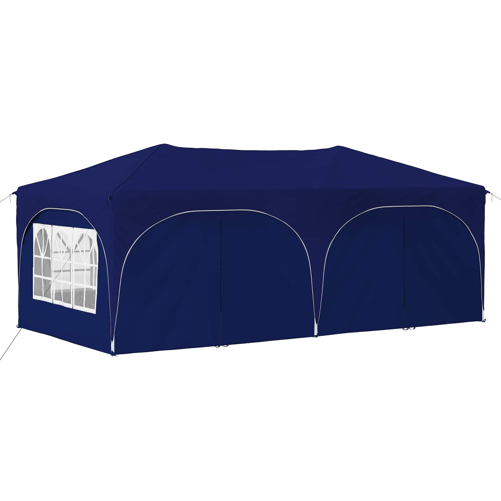 Pop-up Feesttent Blauw 575 x 288 x 245 cm Oxford Stof is nu te koop bij PeponiXL, paradijselijk wonen!