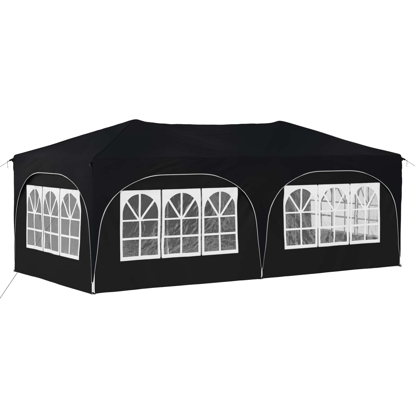 Pop-up Feesttent Antraciet 575 x 288 x 245 cm Oxford Stof is nu te koop bij PeponiXL, paradijselijk wonen!