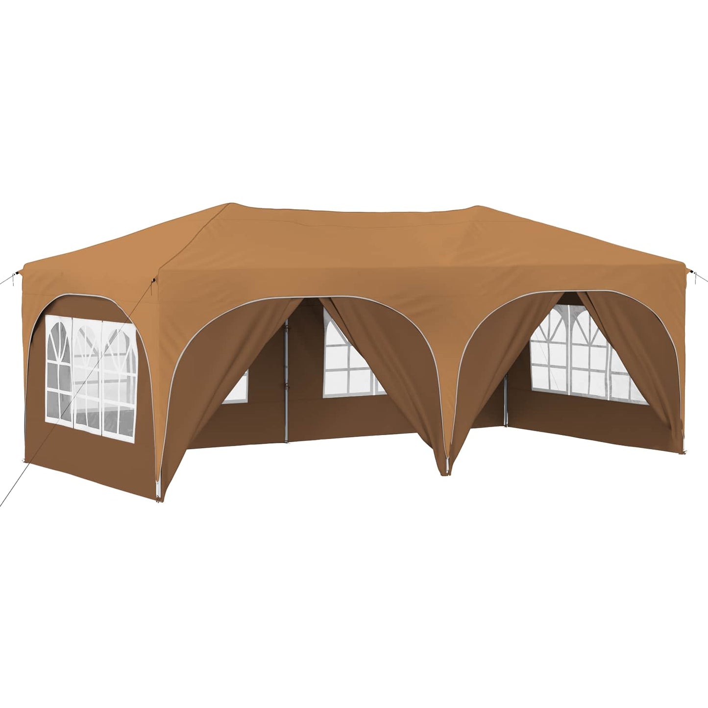 Pop-up Feesttent Beige 575 x 288 x 245 cm Oxford Stof is nu te koop bij PeponiXL, paradijselijk wonen!