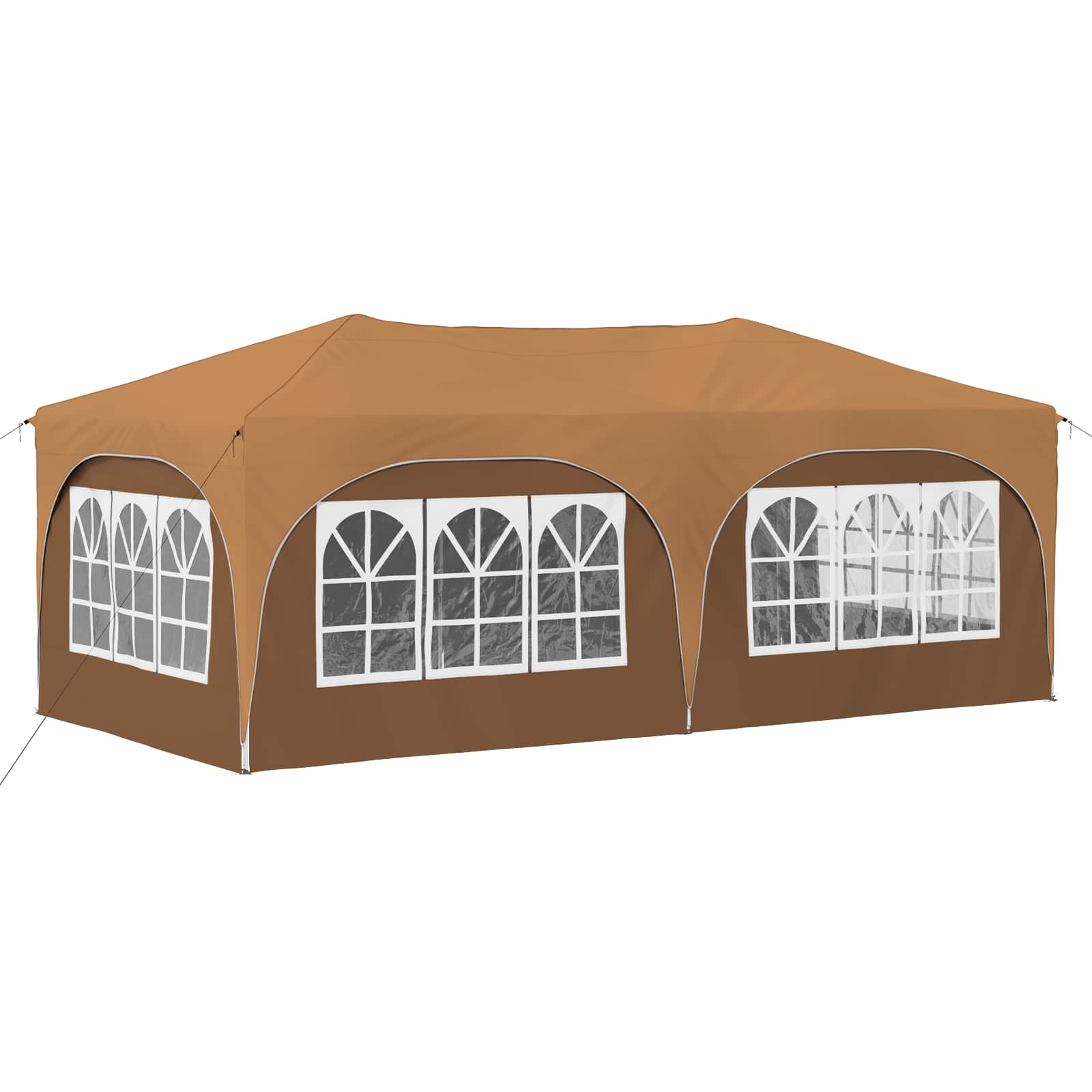 Pop-up Feesttent Beige 575 x 288 x 245 cm Oxford Stof is nu te koop bij PeponiXL, paradijselijk wonen!