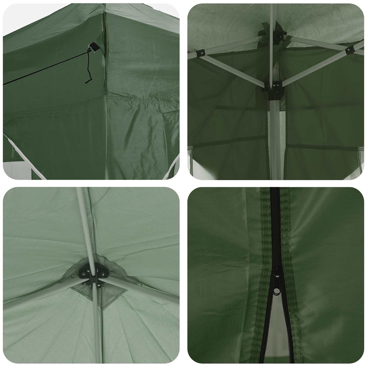 Pop-up Feesttent Groen 575 x 288 x 245 cm Oxford Stof is nu te koop bij PeponiXL, paradijselijk wonen!