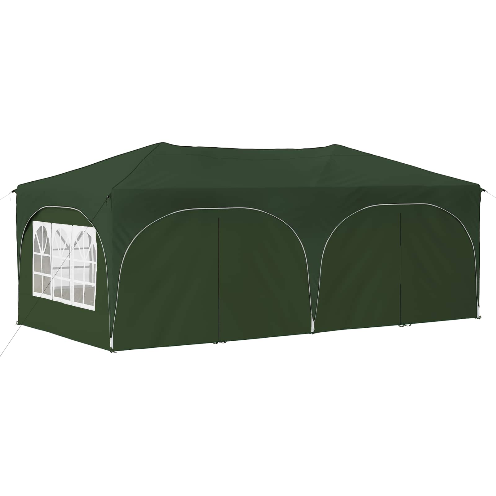 Pop-up Feesttent Groen 575 x 288 x 245 cm Oxford Stof is nu te koop bij PeponiXL, paradijselijk wonen!