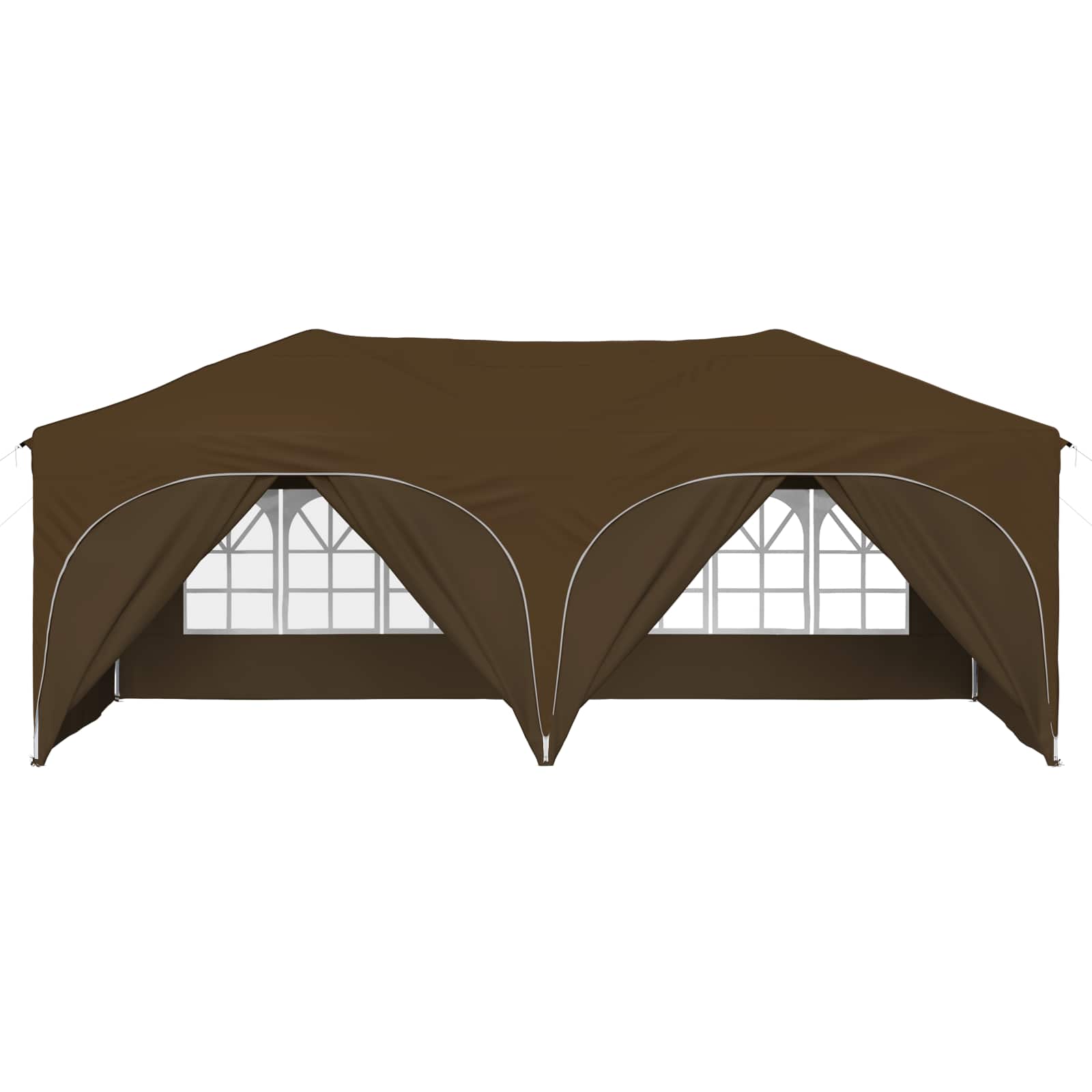 Pop-up Feesttent Taupe 575 x 288 x 245 cm Oxford Stof is nu te koop bij PeponiXL, paradijselijk wonen!