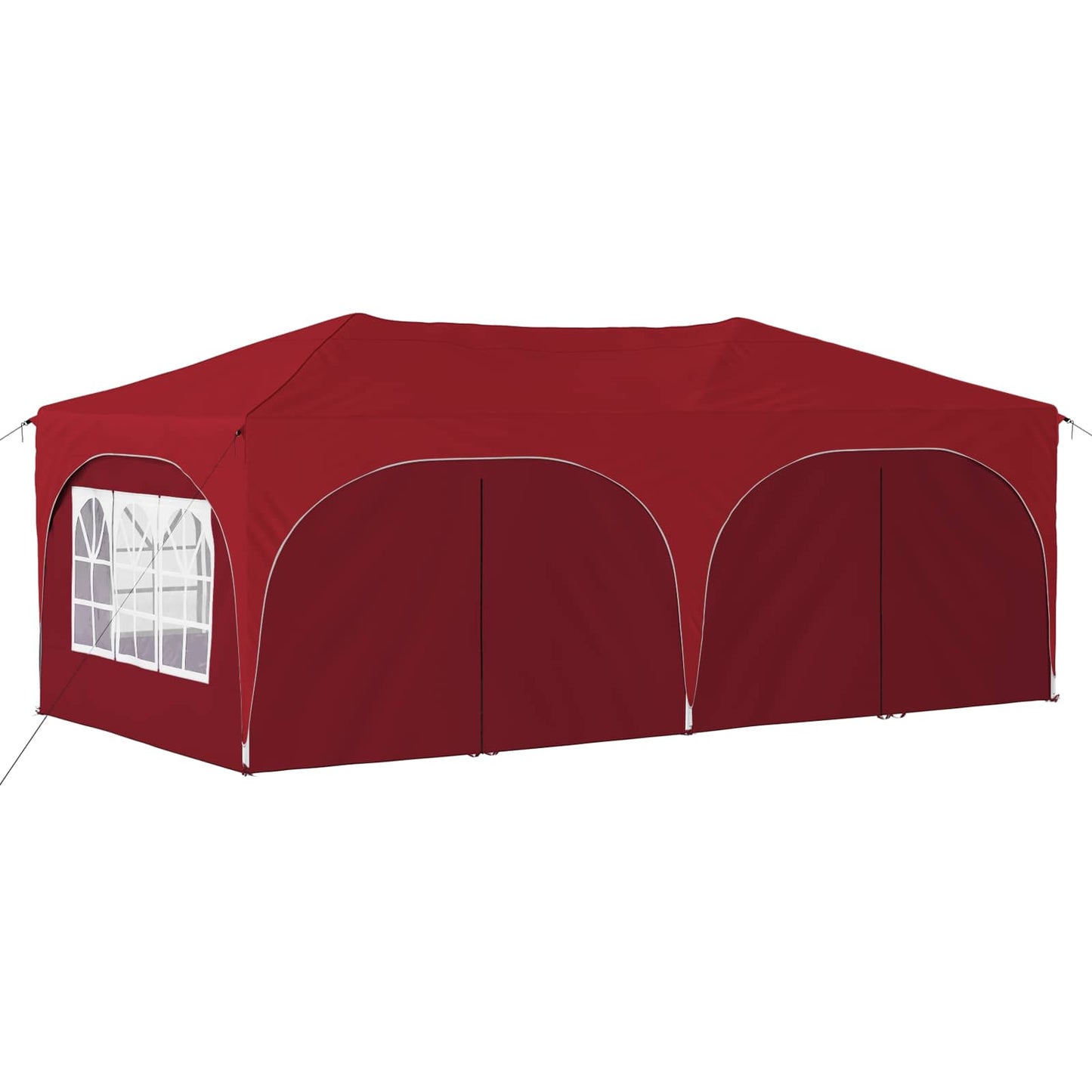 Pop-up Feesttent Bordeauxrood 575 x 288 x 245 cm Oxford Stof is nu te koop bij PeponiXL, paradijselijk wonen!