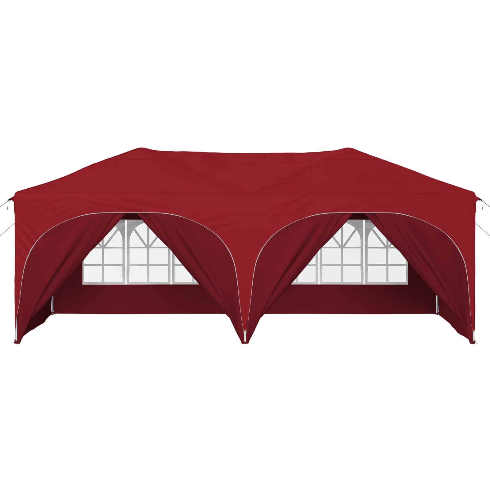Pop-up Feesttent Bordeauxrood 575 x 288 x 245 cm Oxford Stof is nu te koop bij PeponiXL, paradijselijk wonen!