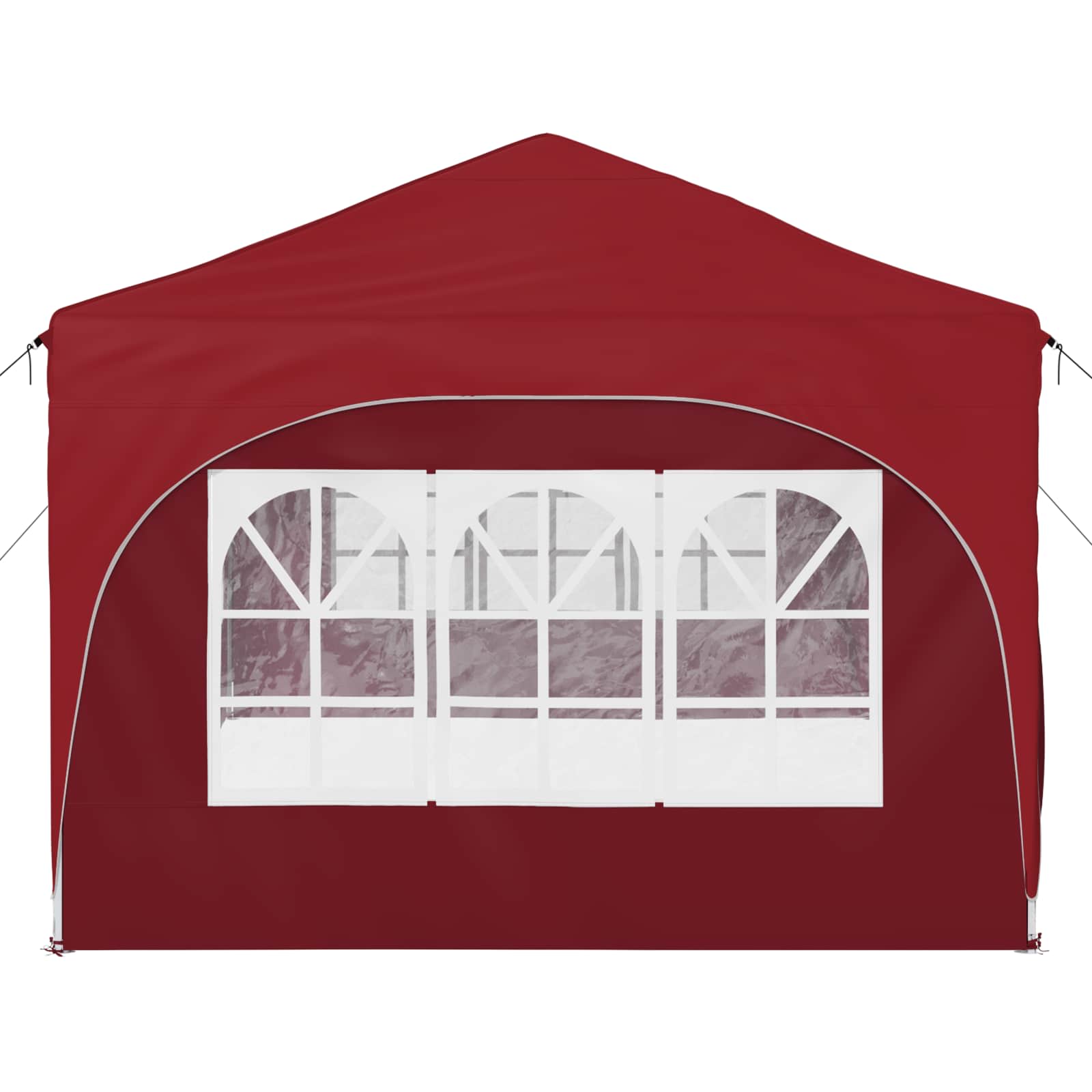 Pop-up Feesttent Bordeauxrood 575 x 288 x 245 cm Oxford Stof is nu te koop bij PeponiXL, paradijselijk wonen!