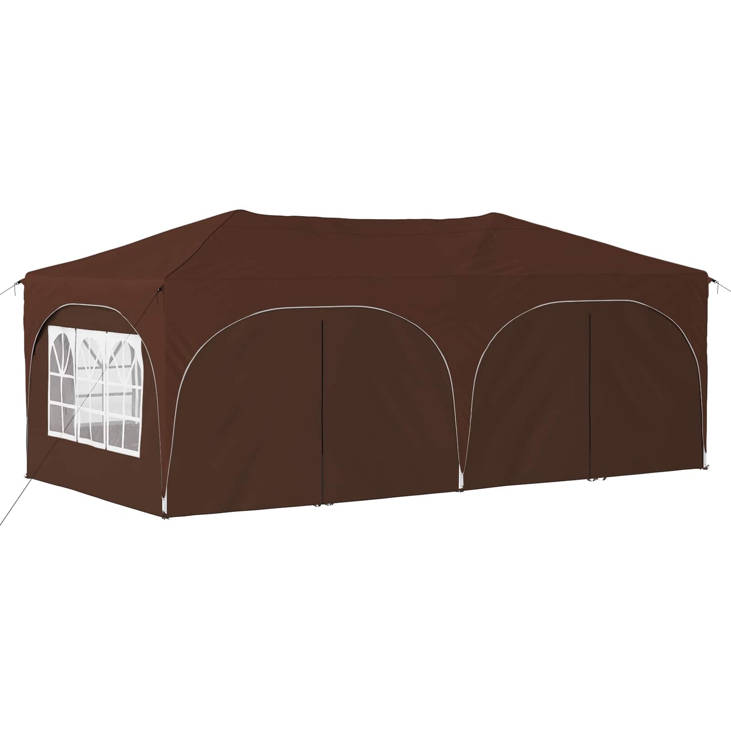 Pop-up Feesttent Bruin 575 x 288 x 245 cm Oxford Stof is nu te koop bij PeponiXL, paradijselijk wonen!
