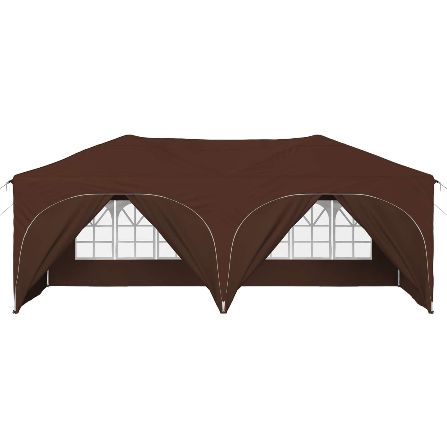 Pop-up Feesttent Bruin 575 x 288 x 245 cm Oxford Stof is nu te koop bij PeponiXL, paradijselijk wonen!