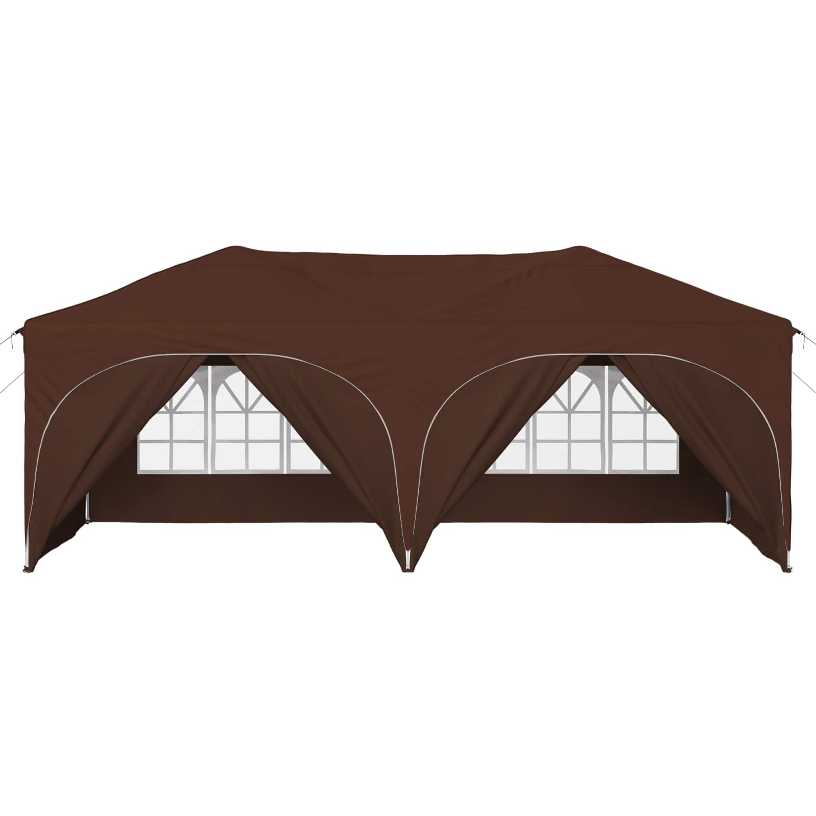 Pop-up Feesttent Bruin 575 x 288 x 245 cm Oxford Stof is nu te koop bij PeponiXL, paradijselijk wonen!