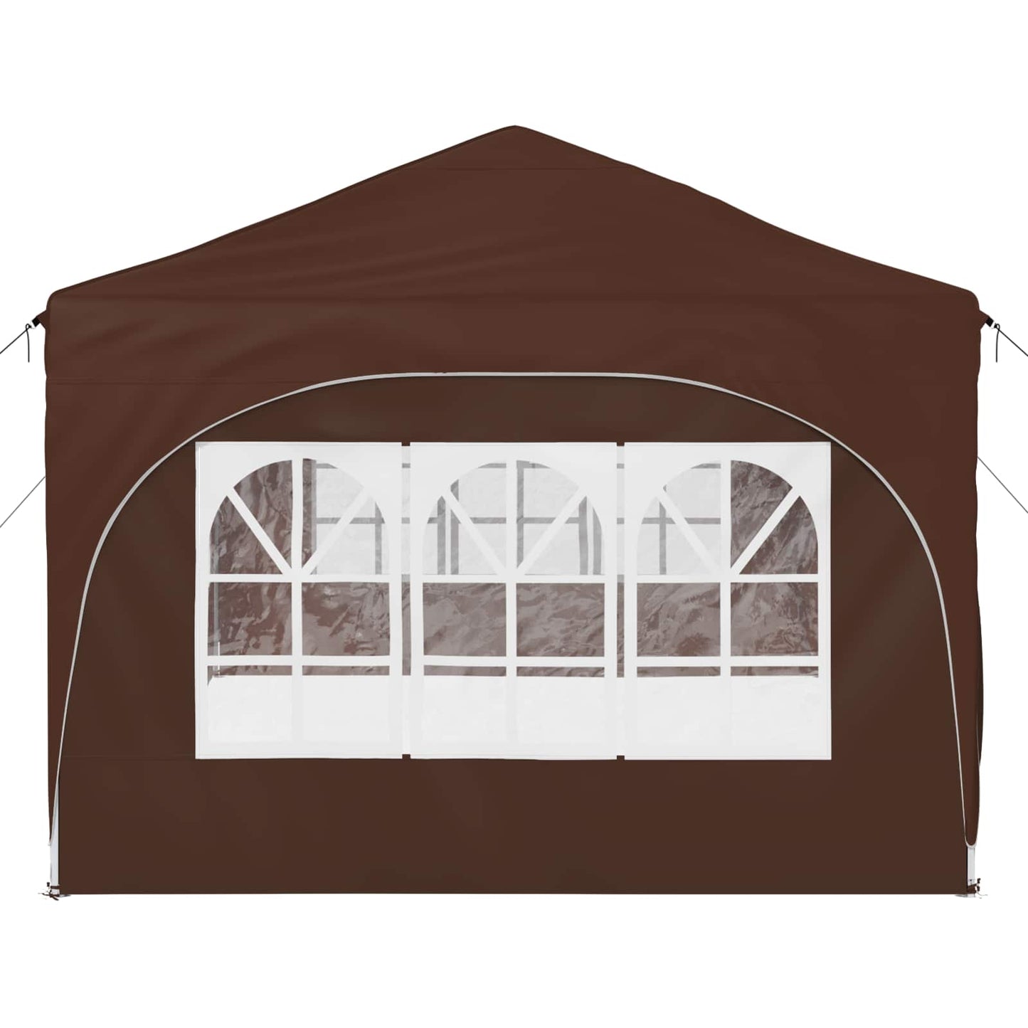 Pop-up Feesttent Bruin 575 x 288 x 245 cm Oxford Stof is nu te koop bij PeponiXL, paradijselijk wonen!