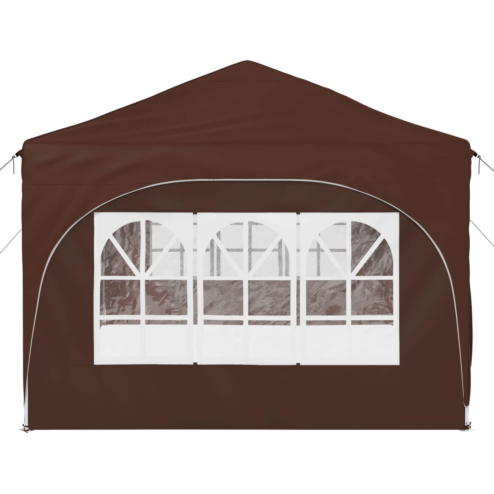 Pop-up Feesttent Bruin 575 x 288 x 245 cm Oxford Stof is nu te koop bij PeponiXL, paradijselijk wonen!