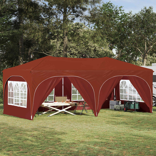Pop-up Feesttent Terracotta 575 x 288 x 245 cm Oxford Stof is nu te koop bij PeponiXL, paradijselijk wonen!