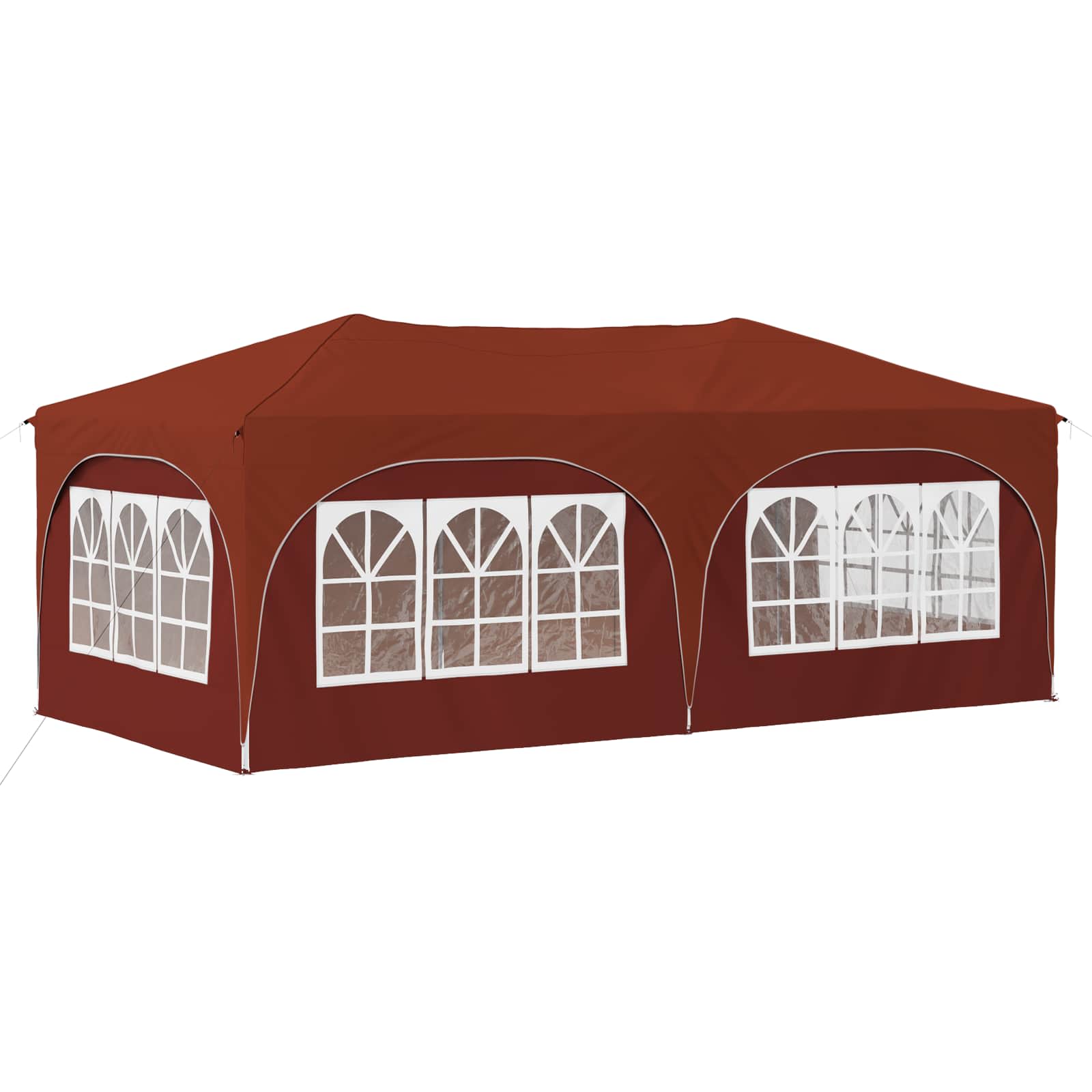 Pop-up Feesttent Terracotta 575 x 288 x 245 cm Oxford Stof is nu te koop bij PeponiXL, paradijselijk wonen!