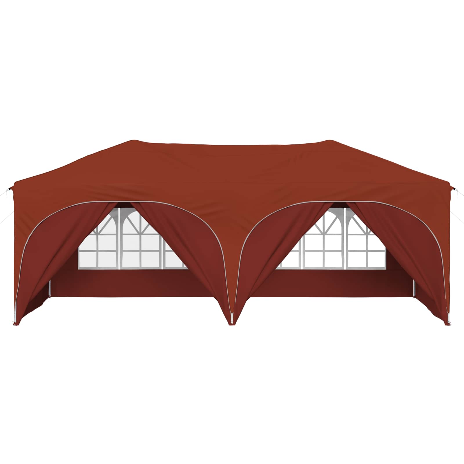 Pop-up Feesttent Terracotta 575 x 288 x 245 cm Oxford Stof is nu te koop bij PeponiXL, paradijselijk wonen!