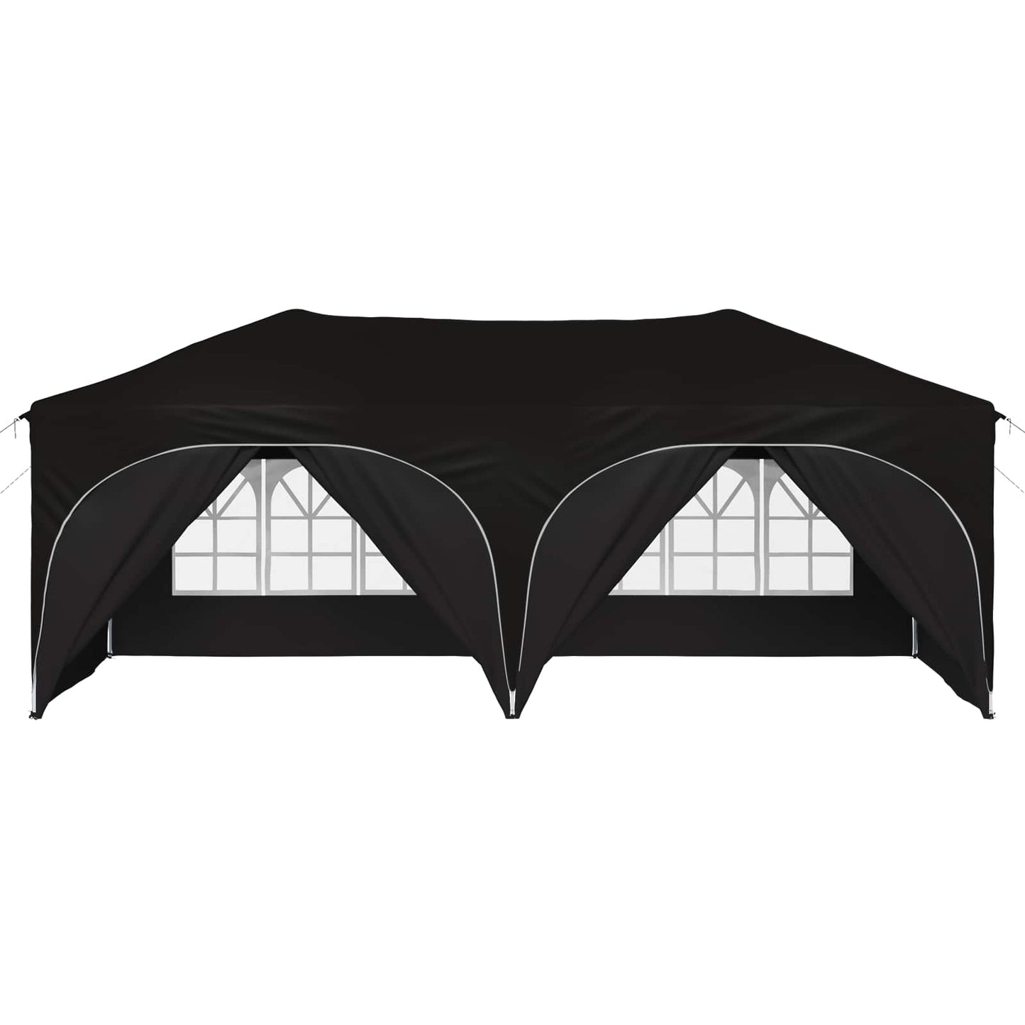Pop-up Feesttent Zwart 575 x 288 x 245 cm Oxford Stof is nu te koop bij PeponiXL, paradijselijk wonen!