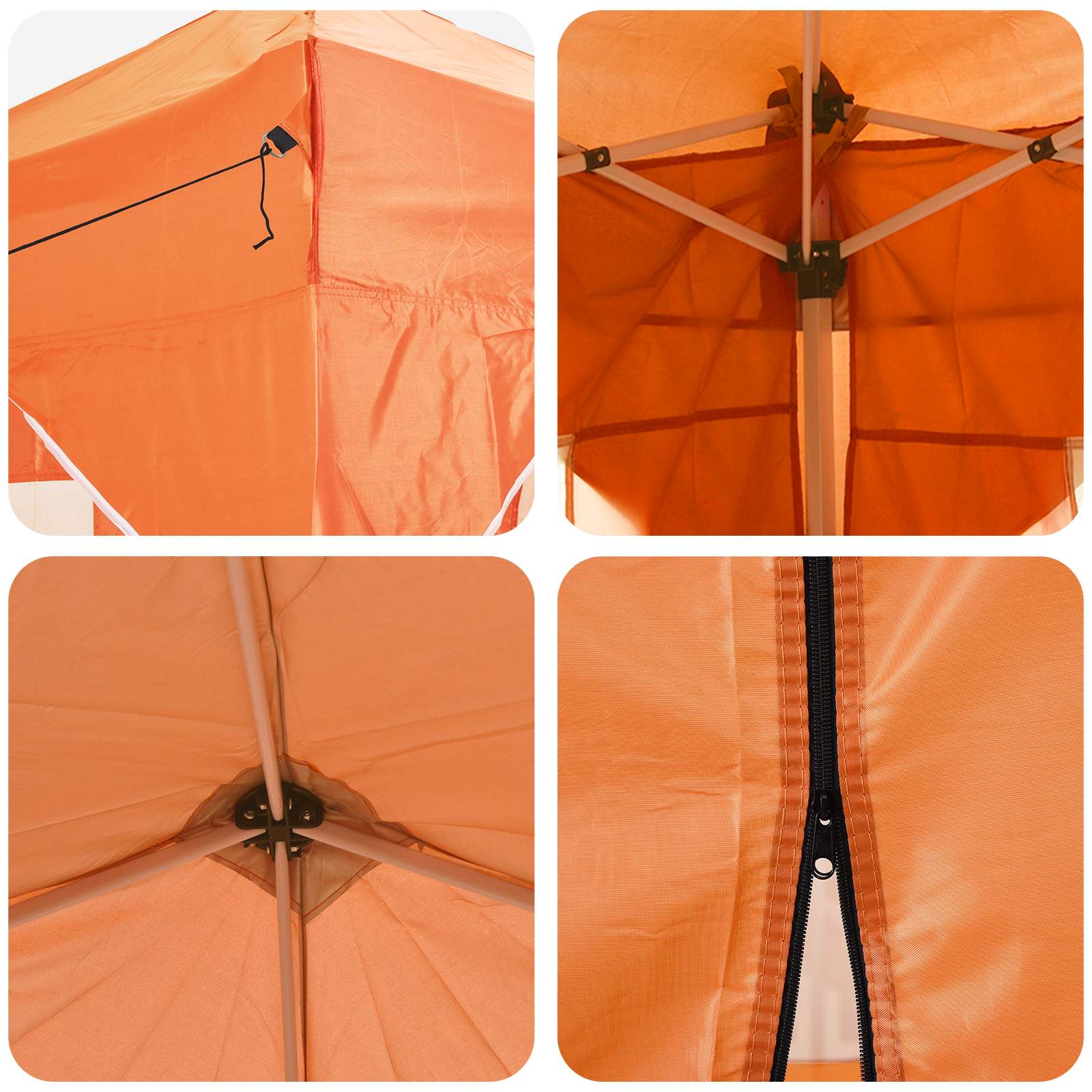 Pop-up Feesttent Oranje 575 x 288 x 245 cm Oxford Stof is nu te koop bij PeponiXL, paradijselijk wonen!