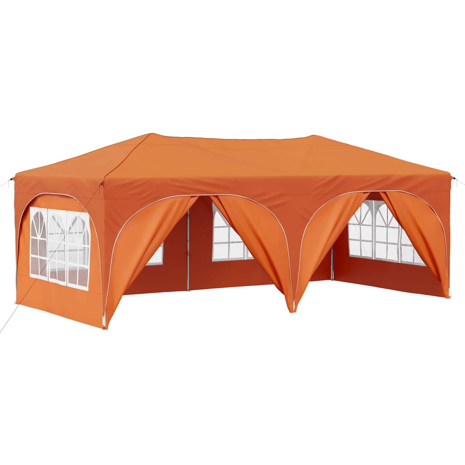 Pop-up Feesttent Oranje 575 x 288 x 245 cm Oxford Stof is nu te koop bij PeponiXL, paradijselijk wonen!