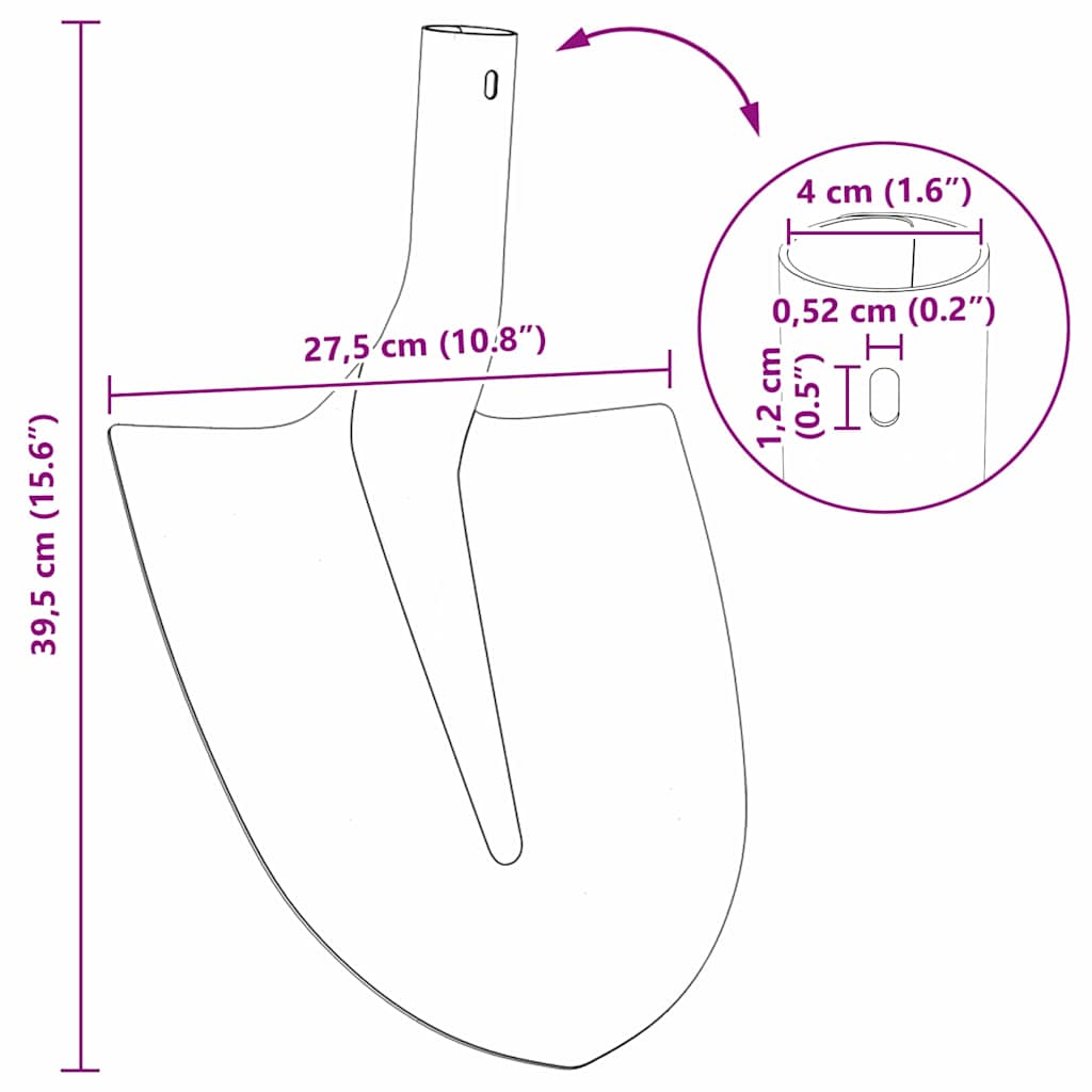 Schep Hoofd Rood 39,5 x 27,5 cm Gepoedercoat staal is nu te koop bij PeponiXL, paradijselijk wonen!