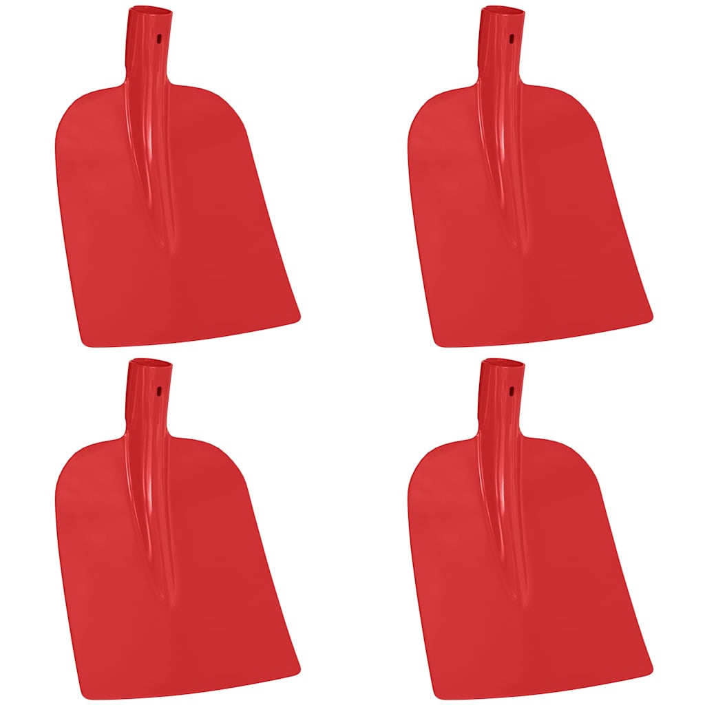 Schep Hoofd 4 pcs Rood 32 x 24,5 cm Gepoedercoat staal is nu te koop bij PeponiXL, paradijselijk wonen!