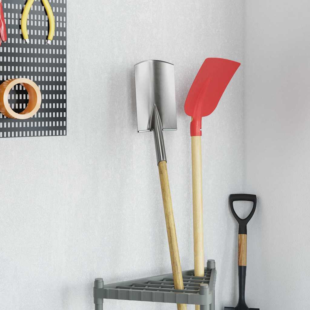 Schep Hoofd 4 pcs Zilver 43 x 17 cm Gepoedercoat staal is nu te koop bij PeponiXL, paradijselijk wonen!