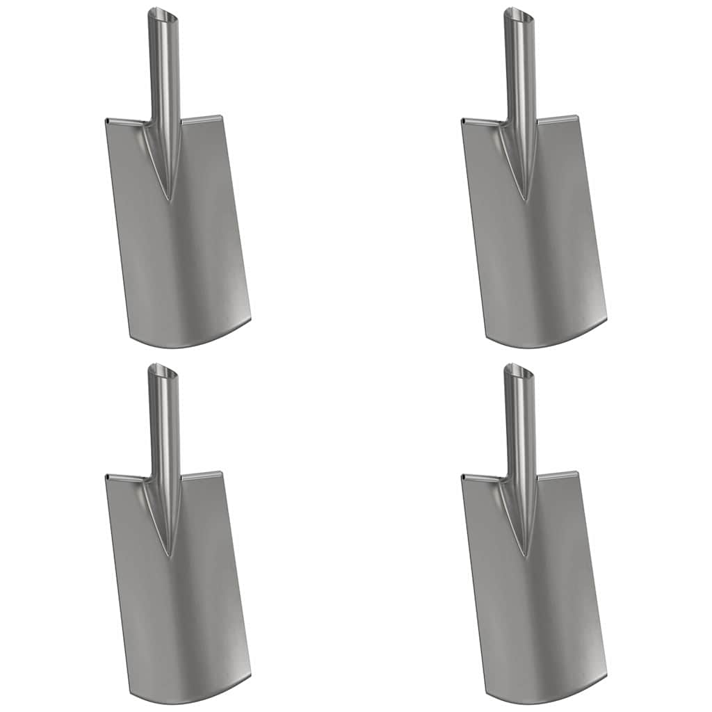 Schep Hoofd 4 pcs Zilver 43 x 17 cm Gepoedercoat staal is nu te koop bij PeponiXL, paradijselijk wonen!