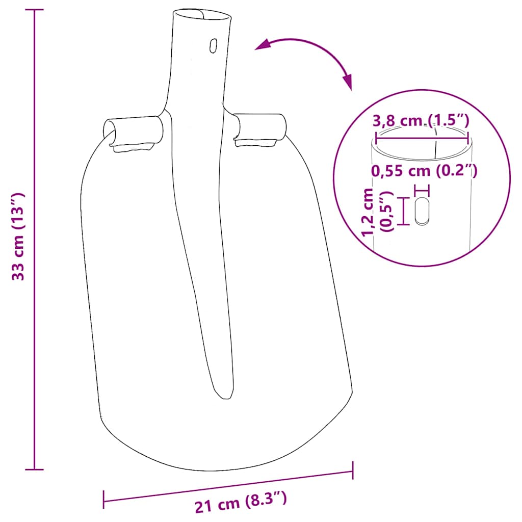 Schep Hoofd Zilver 33 x 21 cm Gepoedercoat staal is nu te koop bij PeponiXL, paradijselijk wonen!