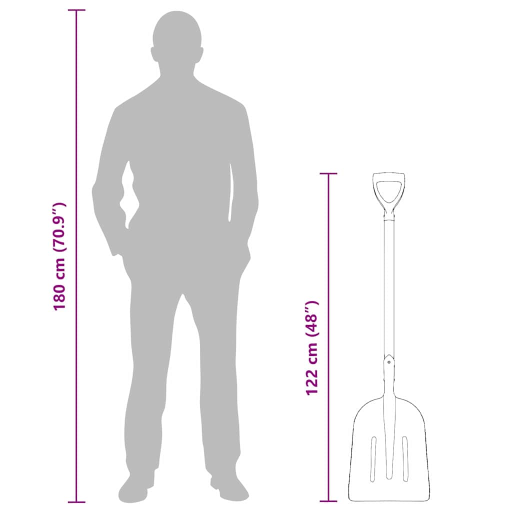 Schep Zilver 29 x 122 cm Aluminium is nu te koop bij PeponiXL, paradijselijk wonen!