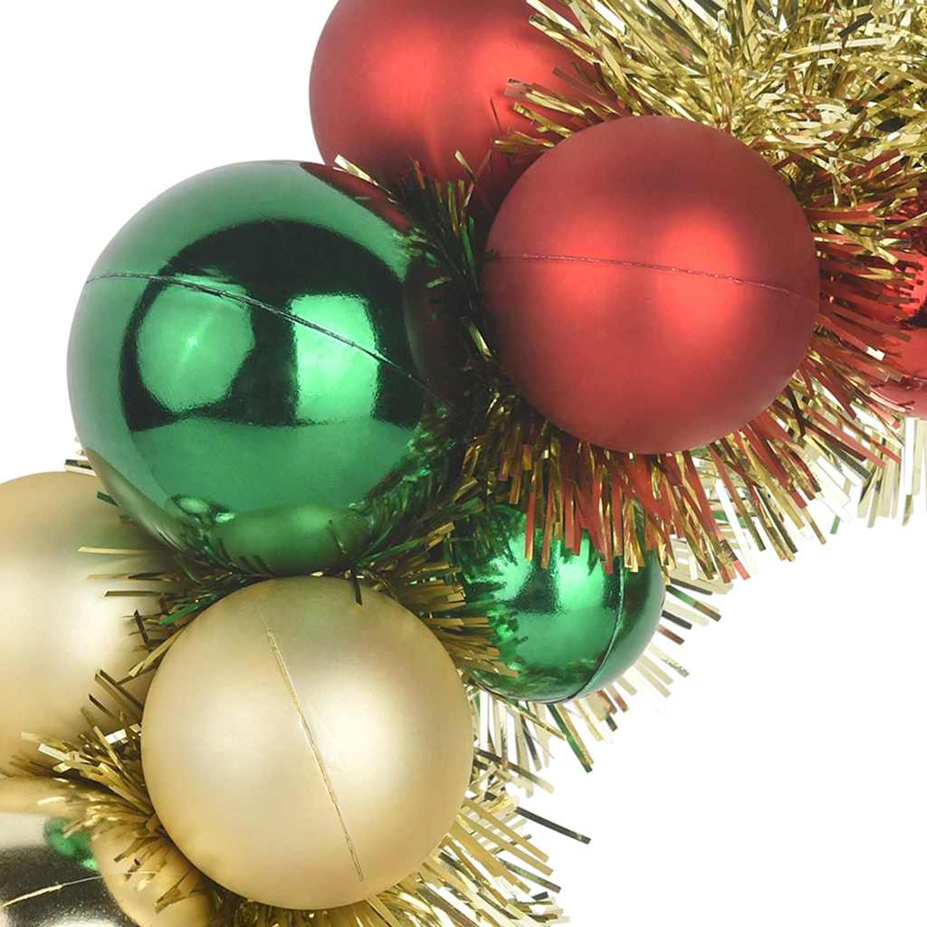 Kerstbal Kransen 2 pcs Multikleur 33 x 33 x 7 cm Polystyreen is nu te koop bij PeponiXL, paradijselijk wonen!