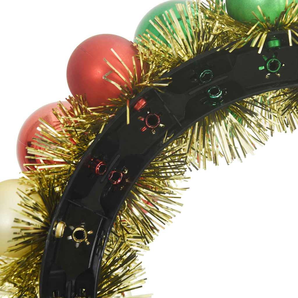 Kerstbal Kransen 2 pcs Multikleur 33 x 33 x 7 cm Polystyreen is nu te koop bij PeponiXL, paradijselijk wonen!