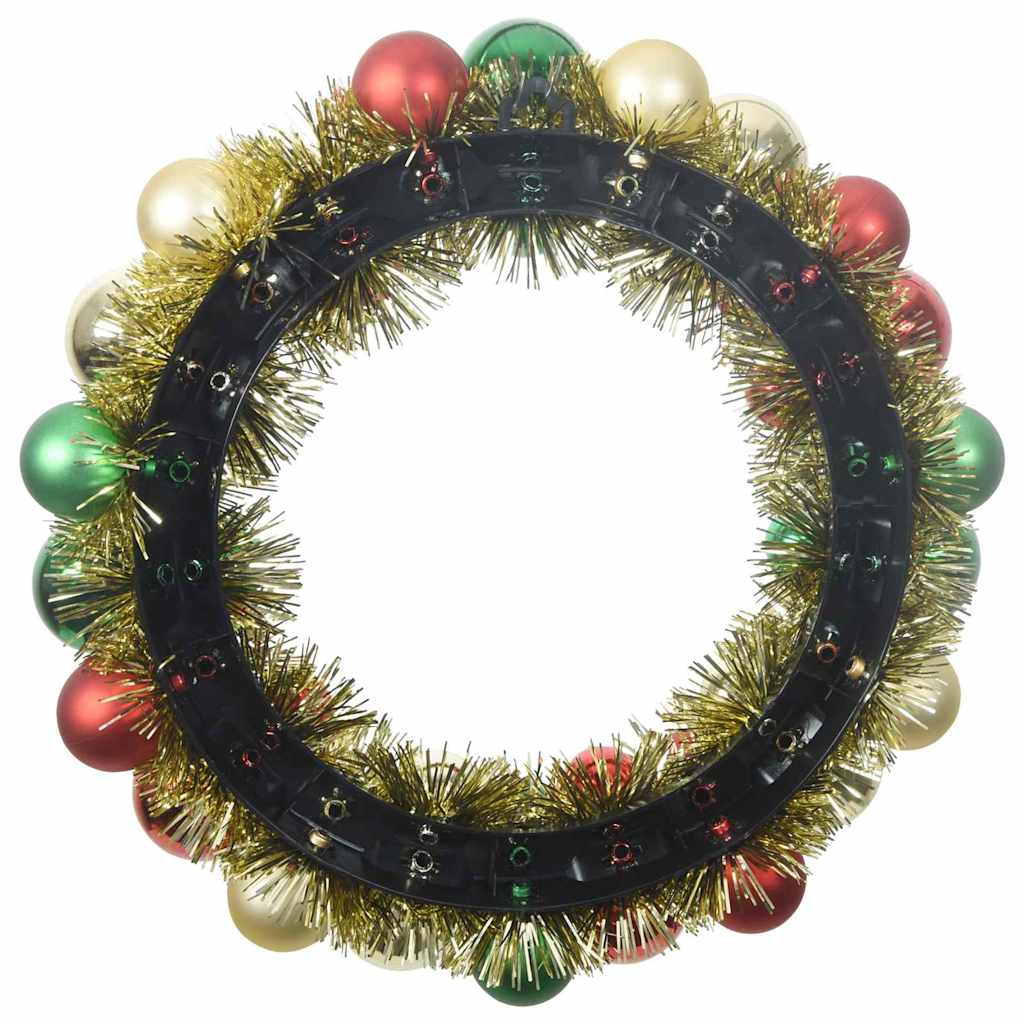 Kerstbal Kransen 2 pcs Multikleur 33 x 33 x 7 cm Polystyreen is nu te koop bij PeponiXL, paradijselijk wonen!