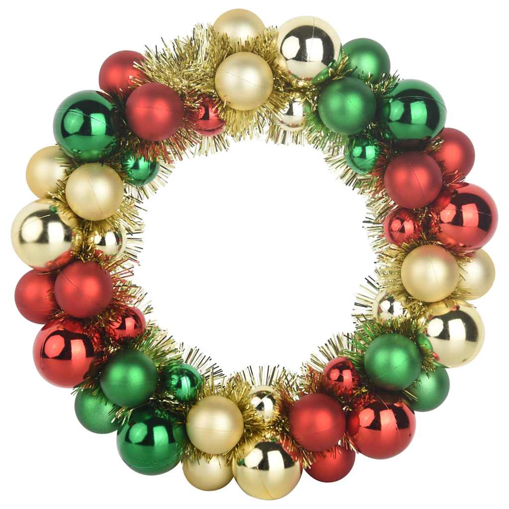 Kerstbal Kransen 2 pcs Multikleur 33 x 33 x 7 cm Polystyreen is nu te koop bij PeponiXL, paradijselijk wonen!