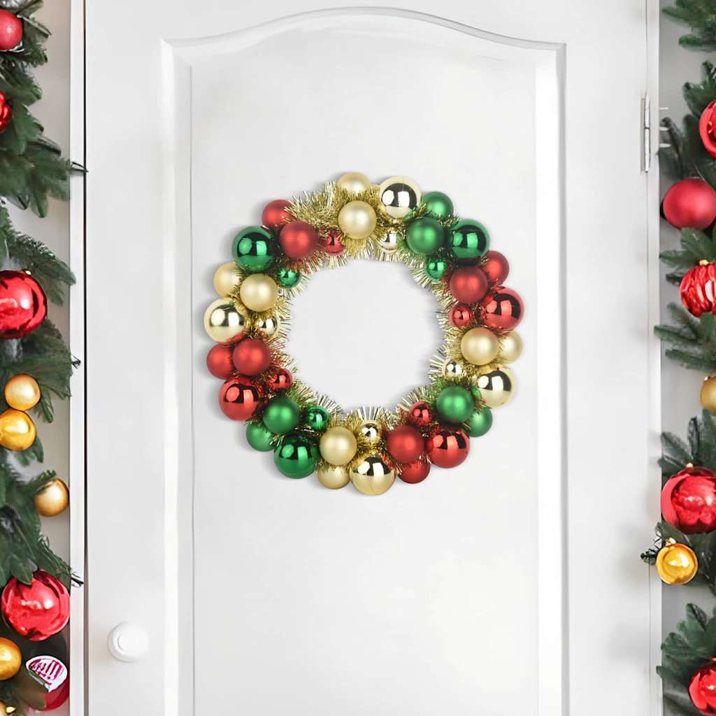 Kerstbal Kransen 2 pcs Multikleur 33 x 33 x 7 cm Polystyreen is nu te koop bij PeponiXL, paradijselijk wonen!