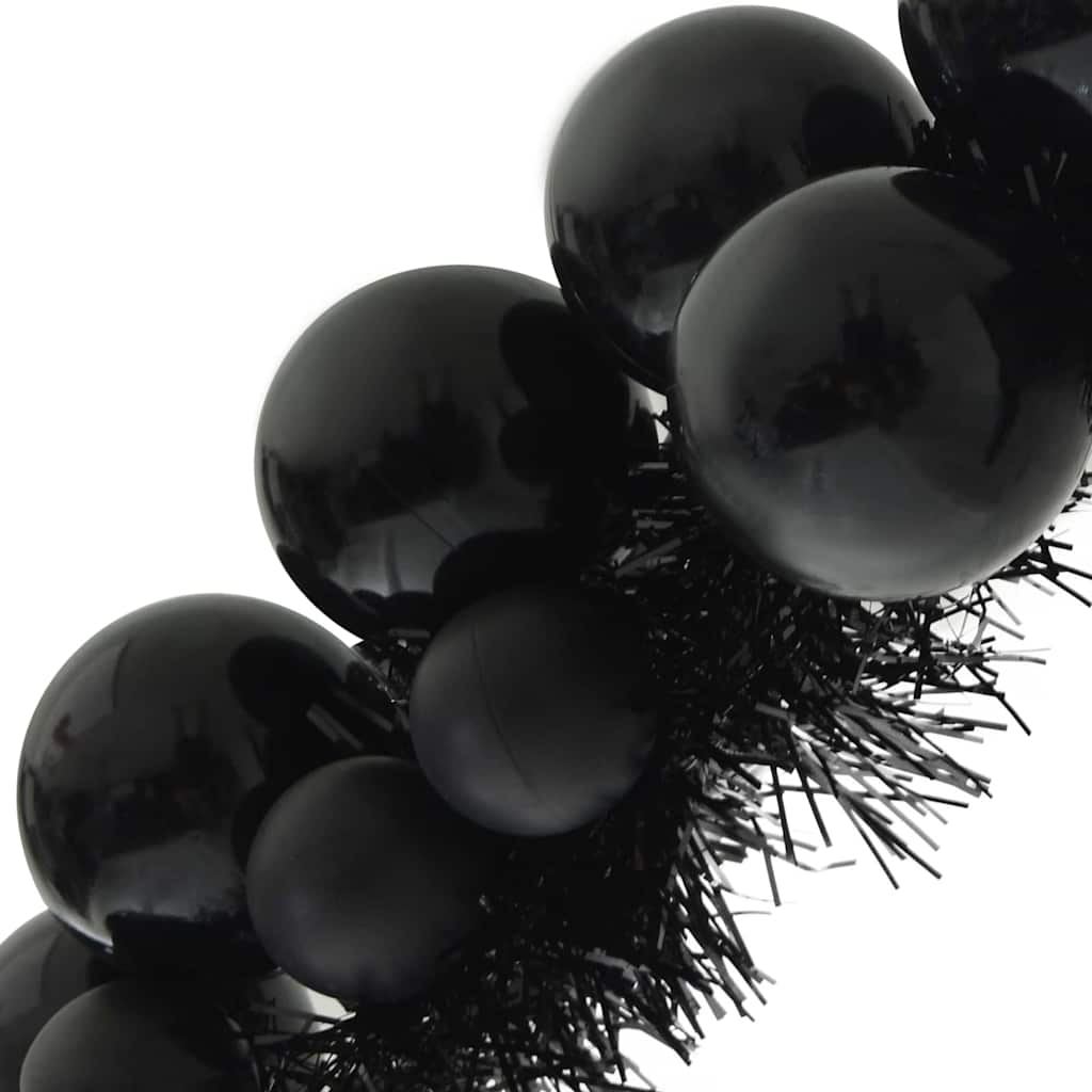 Kerstbal Guirlande Zwart 186 cm Polystyreen is nu te koop bij PeponiXL, paradijselijk wonen!