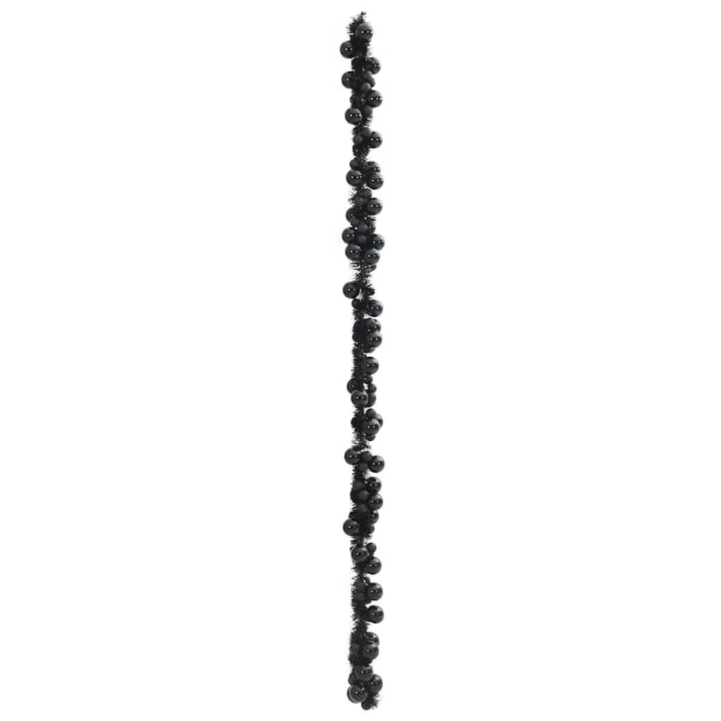 Kerstbal Guirlande Zwart 186 cm Polystyreen is nu te koop bij PeponiXL, paradijselijk wonen!