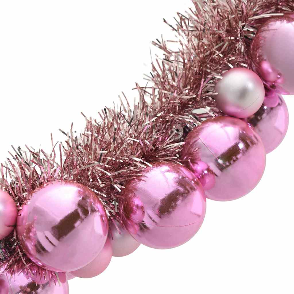 Kerstbal Guirlande Roze 186 cm Polystyreen is nu te koop bij PeponiXL, paradijselijk wonen!
