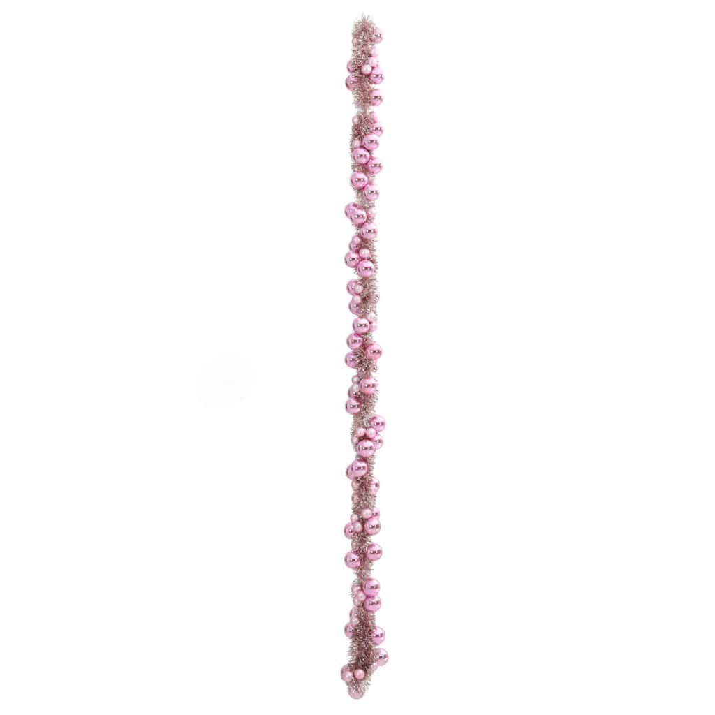 Kerstbal Guirlande Roze 186 cm Polystyreen is nu te koop bij PeponiXL, paradijselijk wonen!